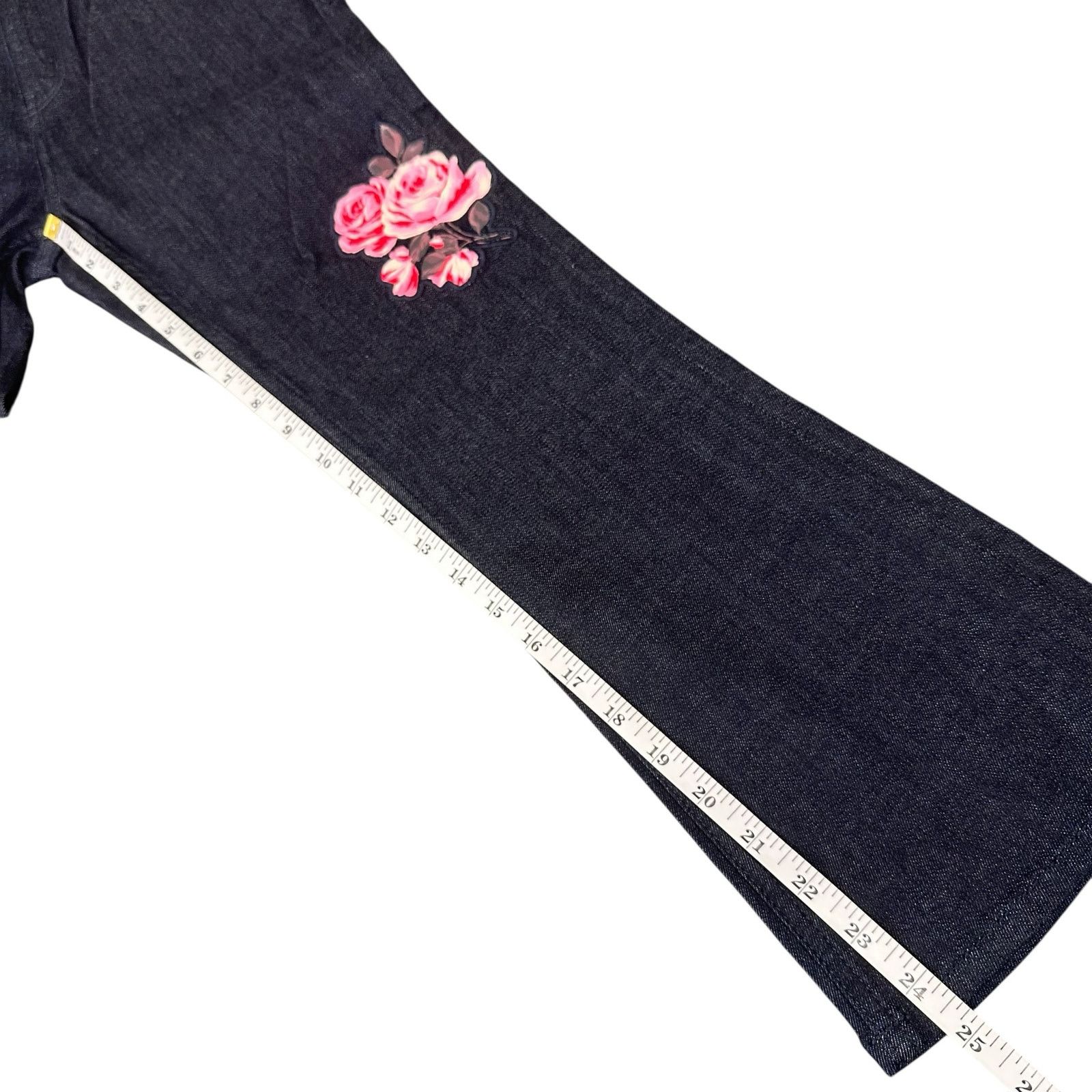 Kate Spade Kate Spade Broome Street Rose Kick Flare Crop Jeans Size 26 Size 26" / US 2 / IT 38 - 4 Thumbnail