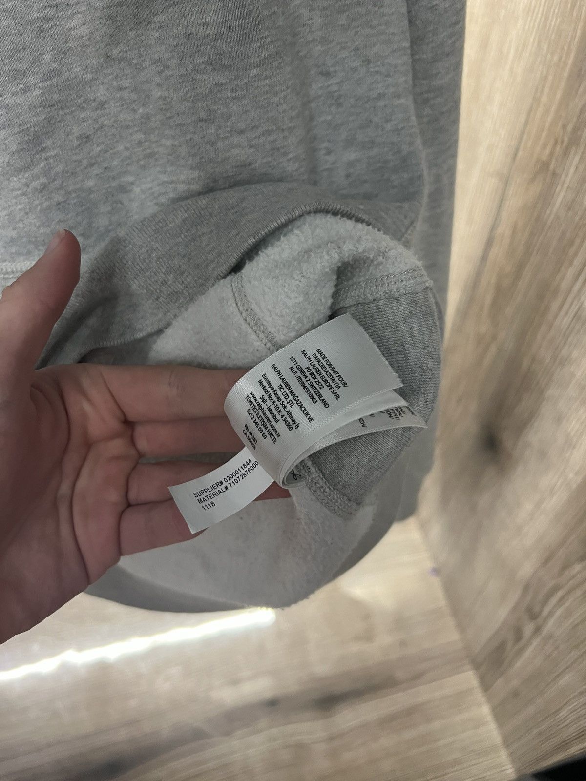 Polo Ralph Lauren Polo Ralph Lauren Gray Hoodie Size US M / EU 48-50 / 2 - 11 Thumbnail