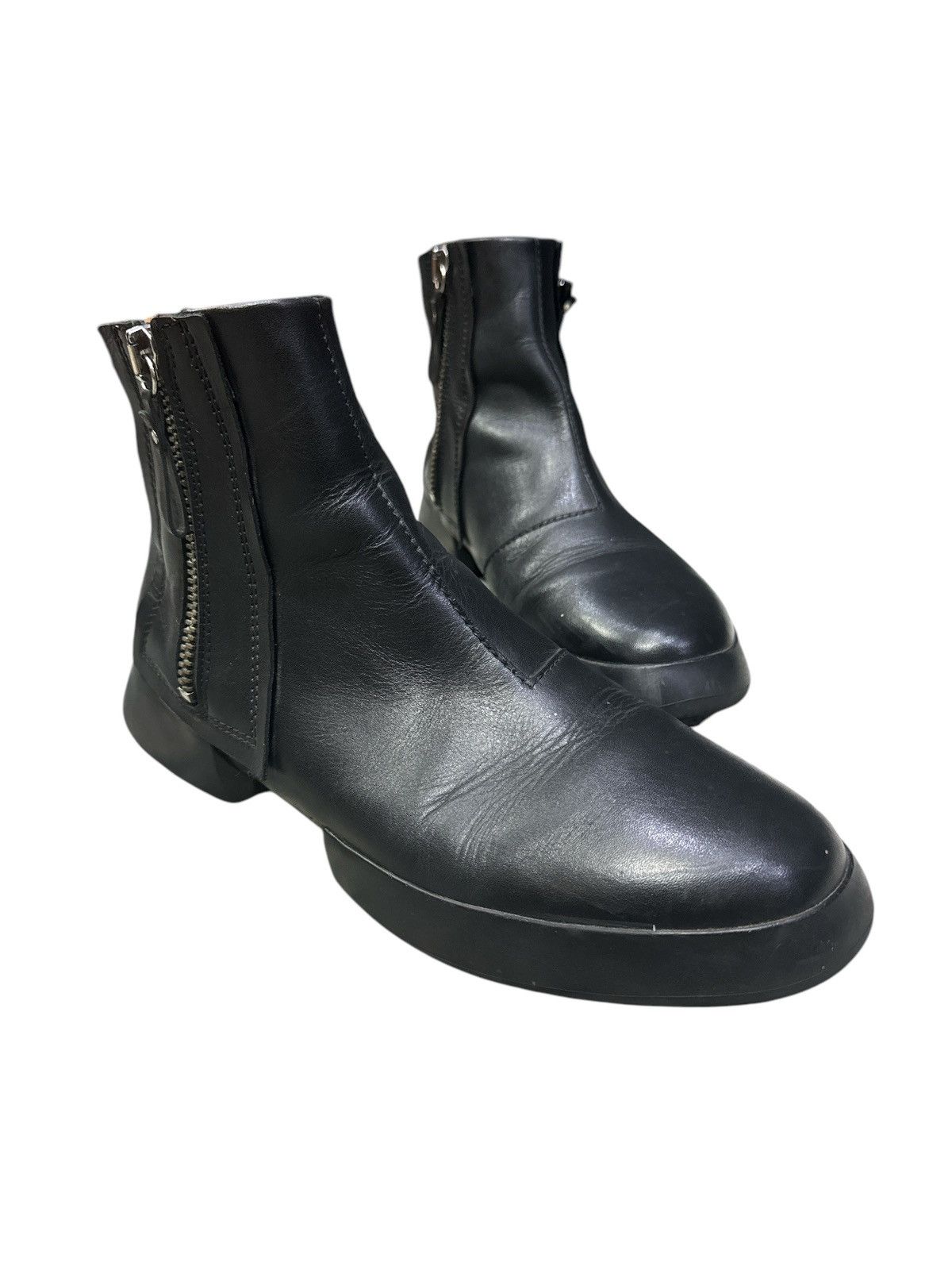 Diesel DIESEL AVANTGARDE BIKER LEATHER BOOTS SHOES Size US 10 / EU 43 - 3 Thumbnail