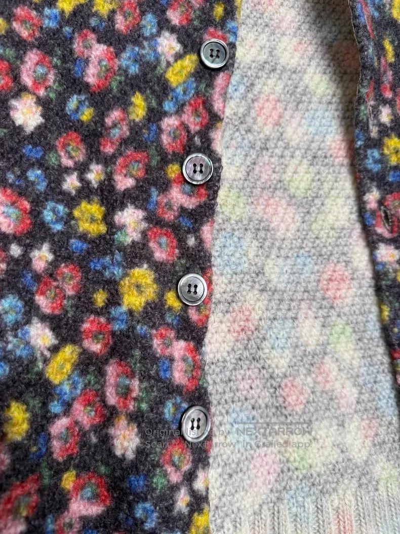 Comme des Garcons Comme des Garcons one-size-fits-all Wool Flower Print Sweat Size XS / US 0-2 / IT 36-38 - 8 Thumbnail