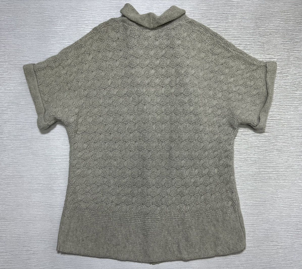 Number (N)ine Number (N)ine - FW 08’ Cable Knit Short Sleeve Cardigan Size US M / EU 48-50 / 2 - 3 Thumbnail