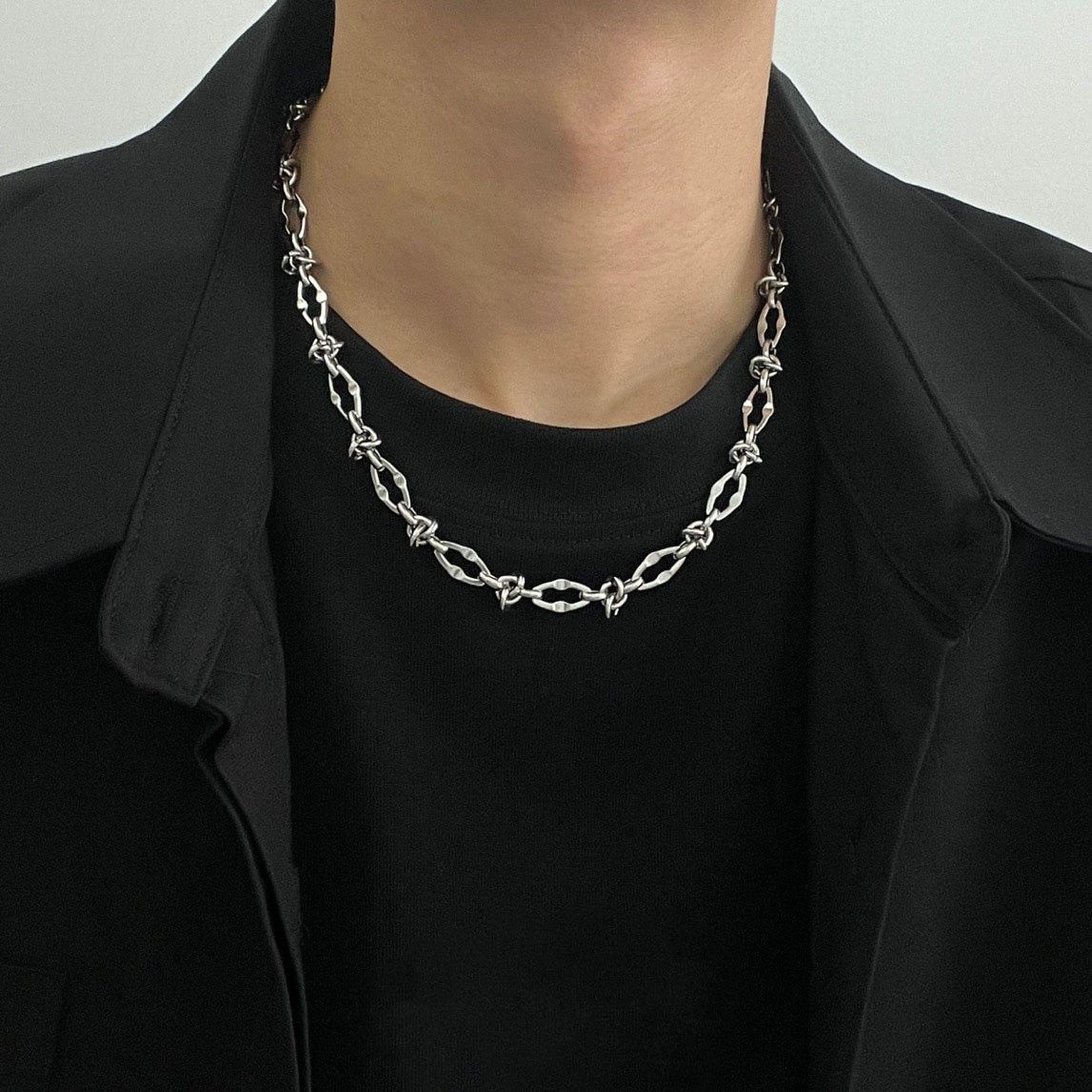 Jewelry Titanium Steel Knot Necklace Size ONE SIZE - 2 Thumbnail