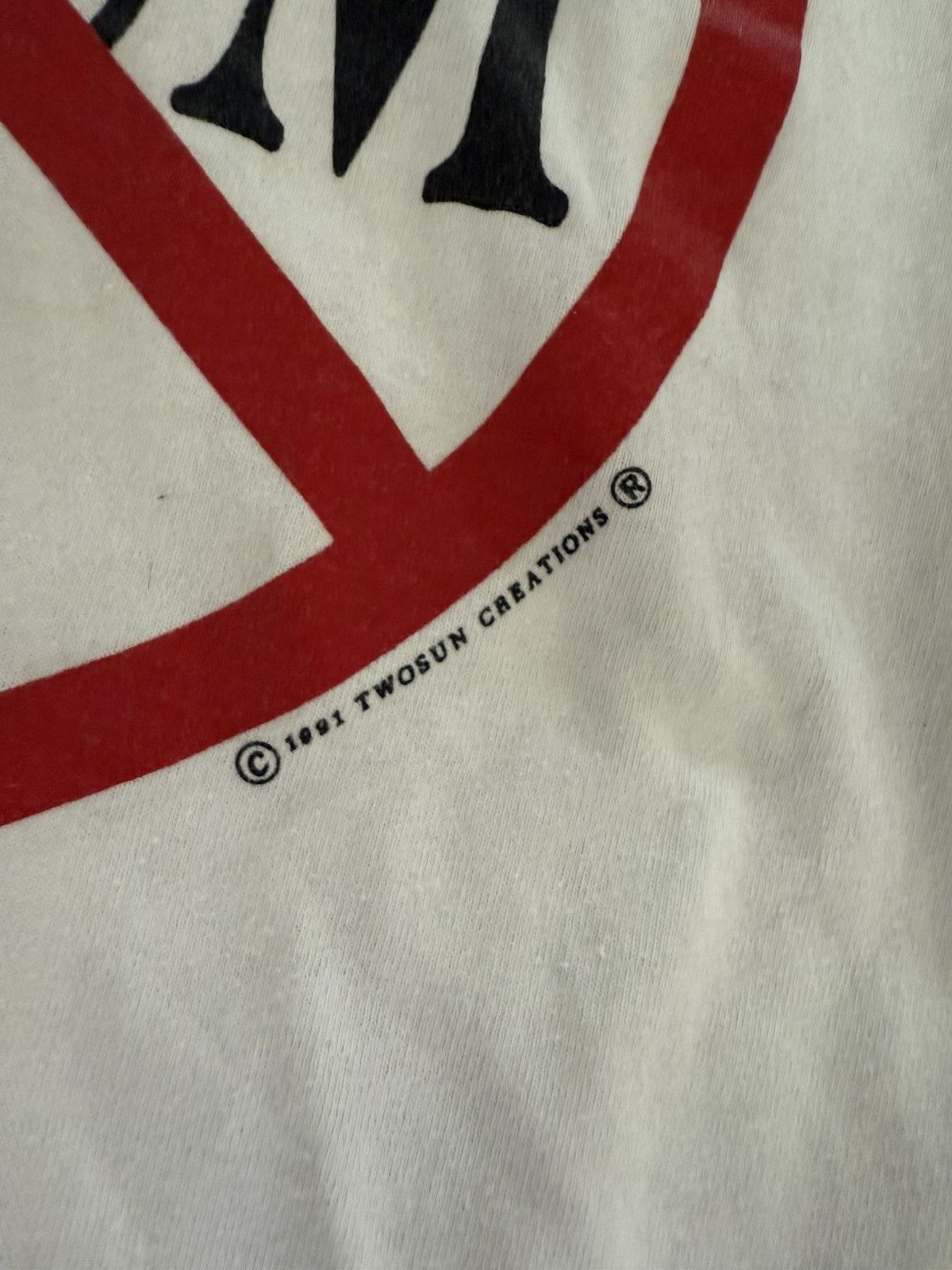 Japanese Brand × Vintage Vintage No Racism shirt Size US L / EU 52-54 / 3 - 3 Thumbnail