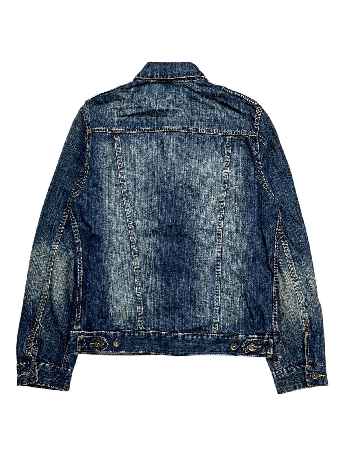 If Six Was Nine 2000s Semantic Design - Cyber Rider Denim Jacket Size US M / EU 48-50 / 2 - 7 Thumbnail