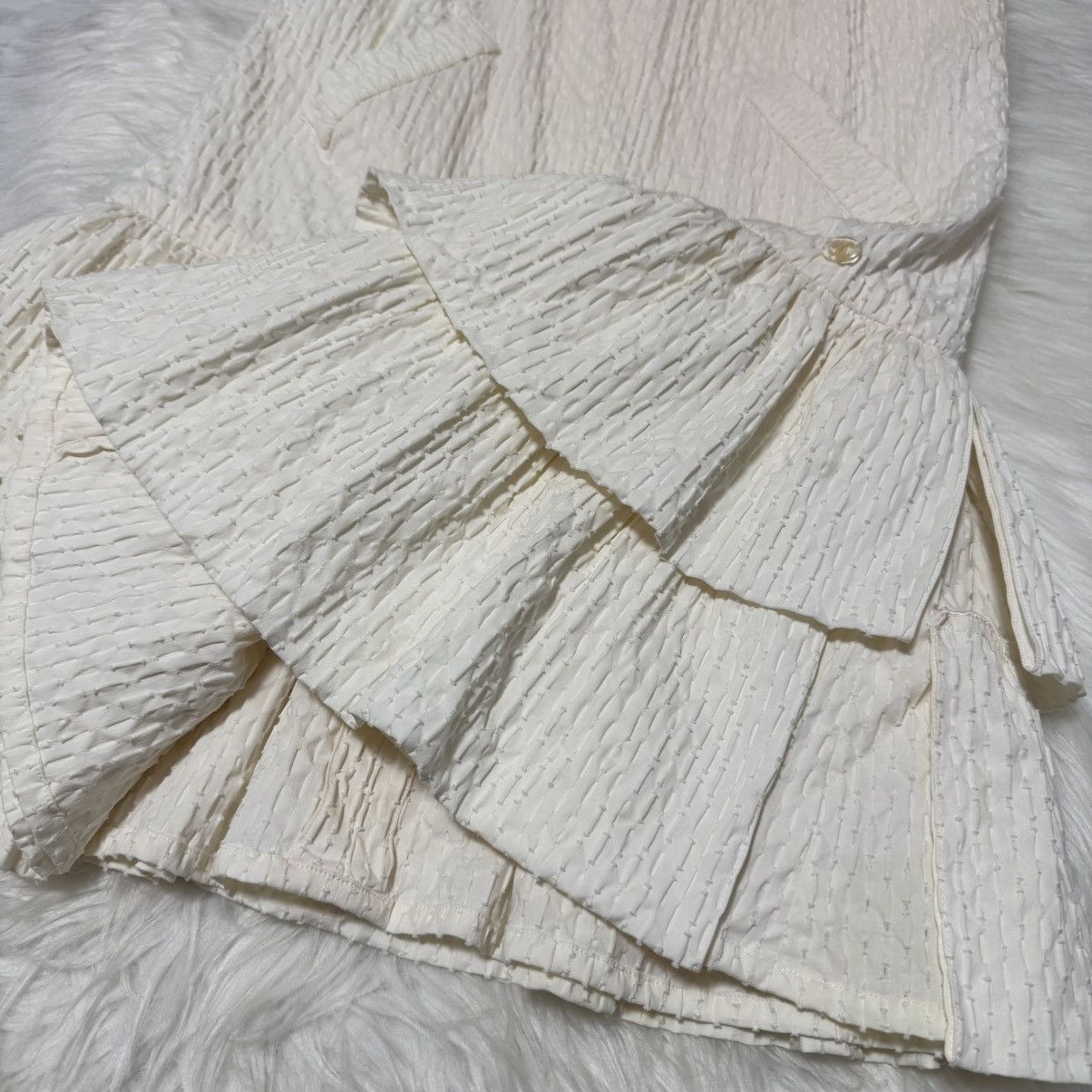 Chanel Genuine Chanel COCO decoration tiered sleeveless dress 36 Size XS / US 0-2 / IT 36-38 - 9 Thumbnail