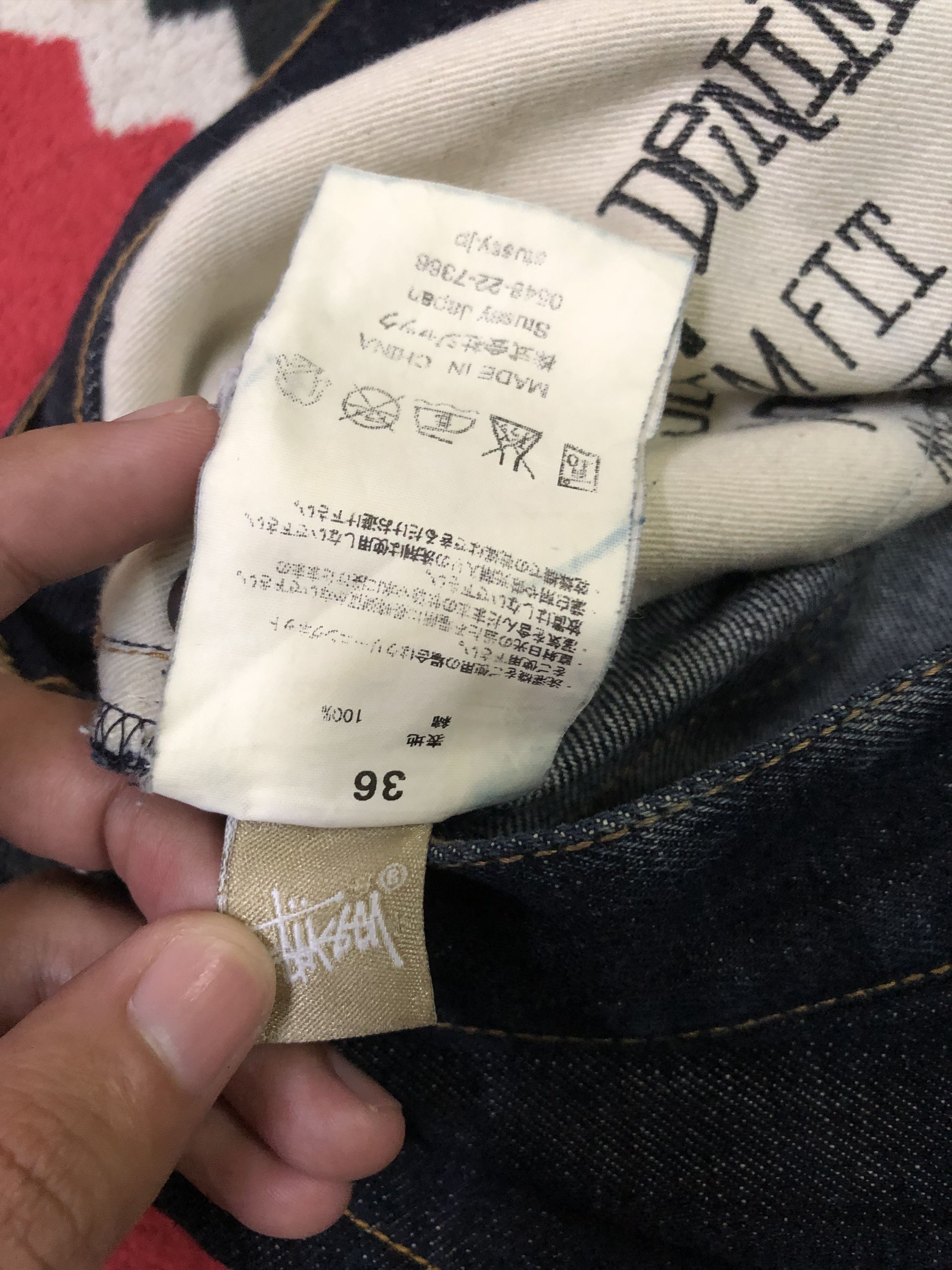 Stussy vintage stussy 2000s denim rough and rouged jeans Size US 36 / EU 52 - 4 Thumbnail