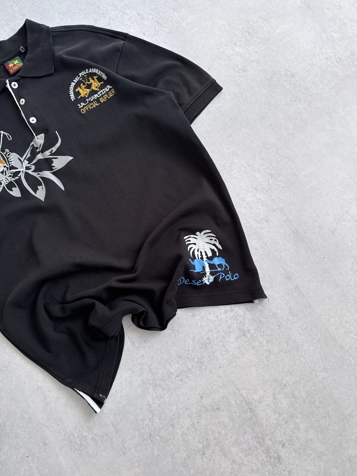 Vintage Vintage La Martina Dubai 1 Polo Streetwear Y2K Chief Keef Size US L / EU 52-54 / 3 - 5 Thumbnail
