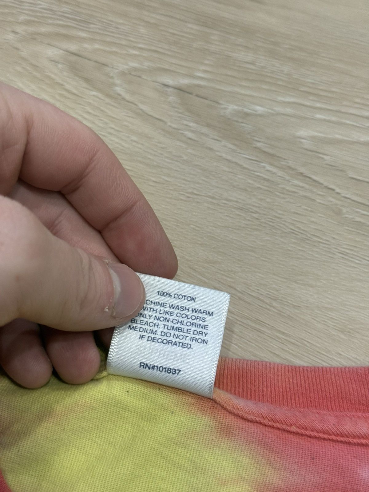 Supreme Supreme Loved by the Children Tee ‘Tie Dye’ Size US XL / EU 56 / 4 - 8 Thumbnail