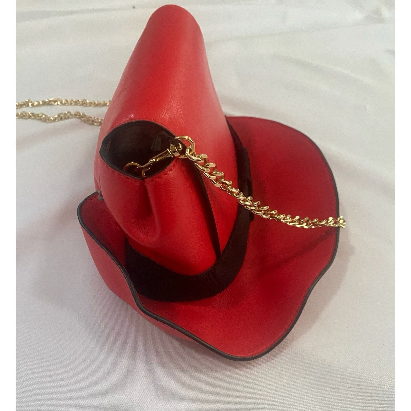 Moschino SS22 MOSCHINO Couture Jeremy Scott Hat Shaped Wristlet Bag Size ONE SIZE - 5 Thumbnail