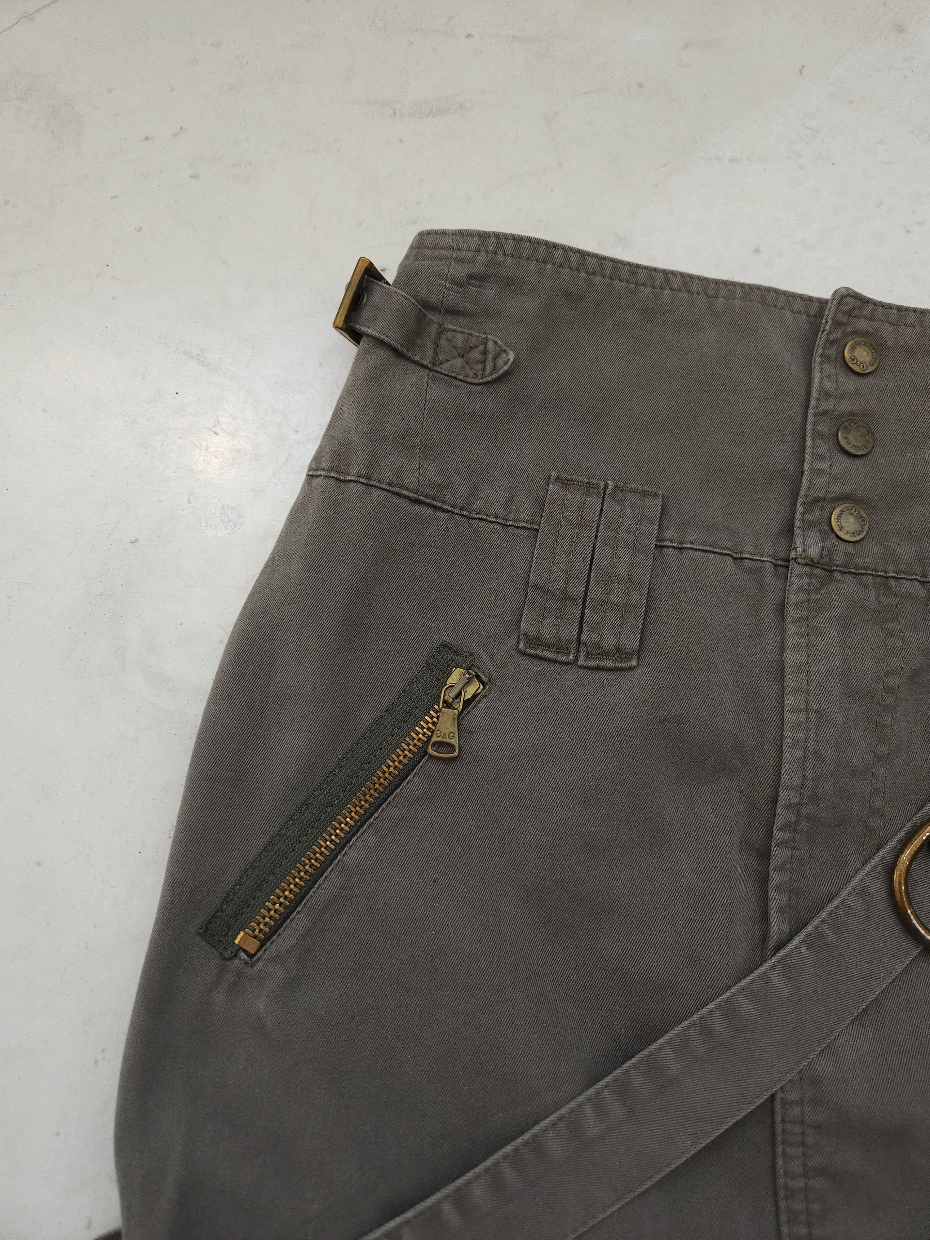 Dolce & Gabbana Archive y2k Dolce Gabbana bondage side zip skirt Size 28" / US 6 / IT 42 - 3 Thumbnail