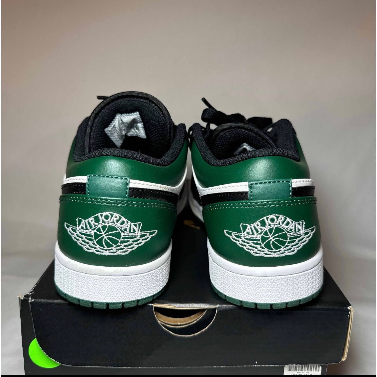 Jordan Brand × Nike Size 8 Nike Air Jordan 1 Low Green Toe Men's Shoes Ships Now Size US 8 / EU 41 - 5 Thumbnail