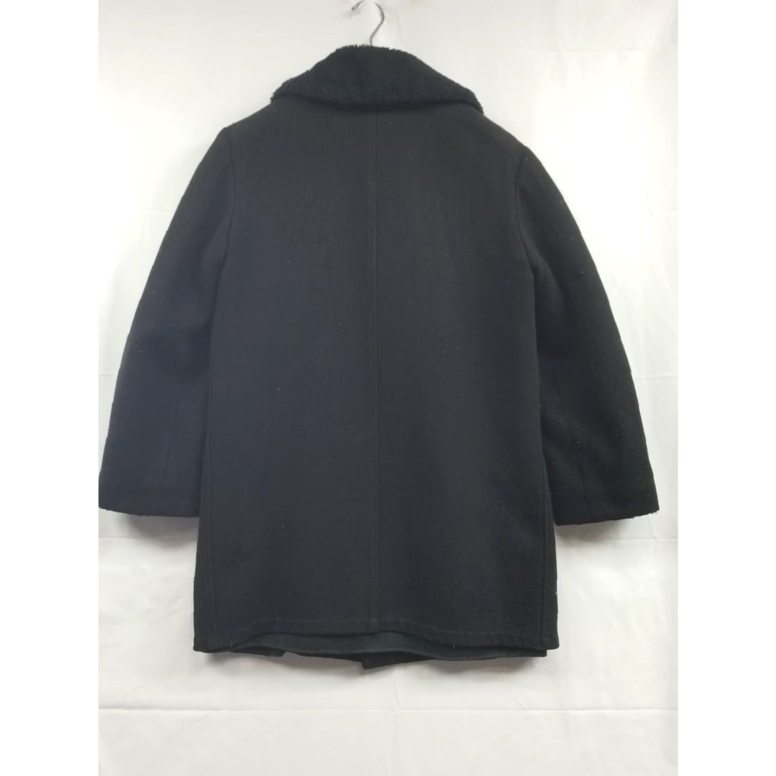 Vintage VINTAGE DAN-JAC Mens Jacket Wool Coat Black Large 80s 90s Outdoor Collared Wool See Measurements Size US L / EU 52-54 / 3 - 2 Thumbnail