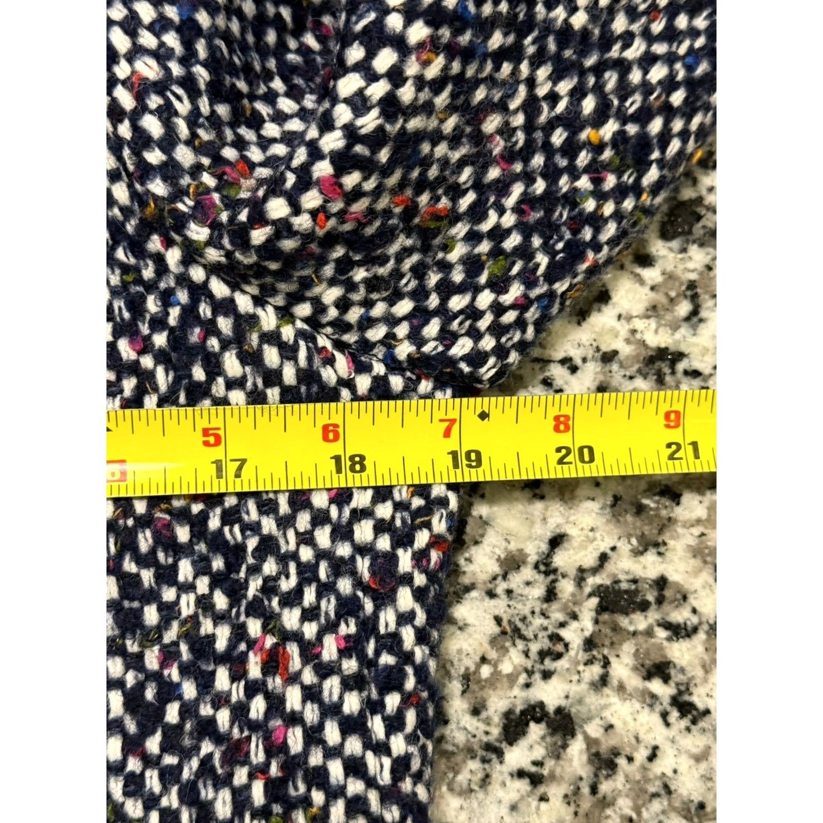 J.Crew J.CREW DAPHNE COAT ITALIAN TWEED Multicolor Wool Blend Womens Size 0 EUC H2076 Speckle Basic Coat Size XS / US 0-2 / IT 36-38 - 6 Thumbnail