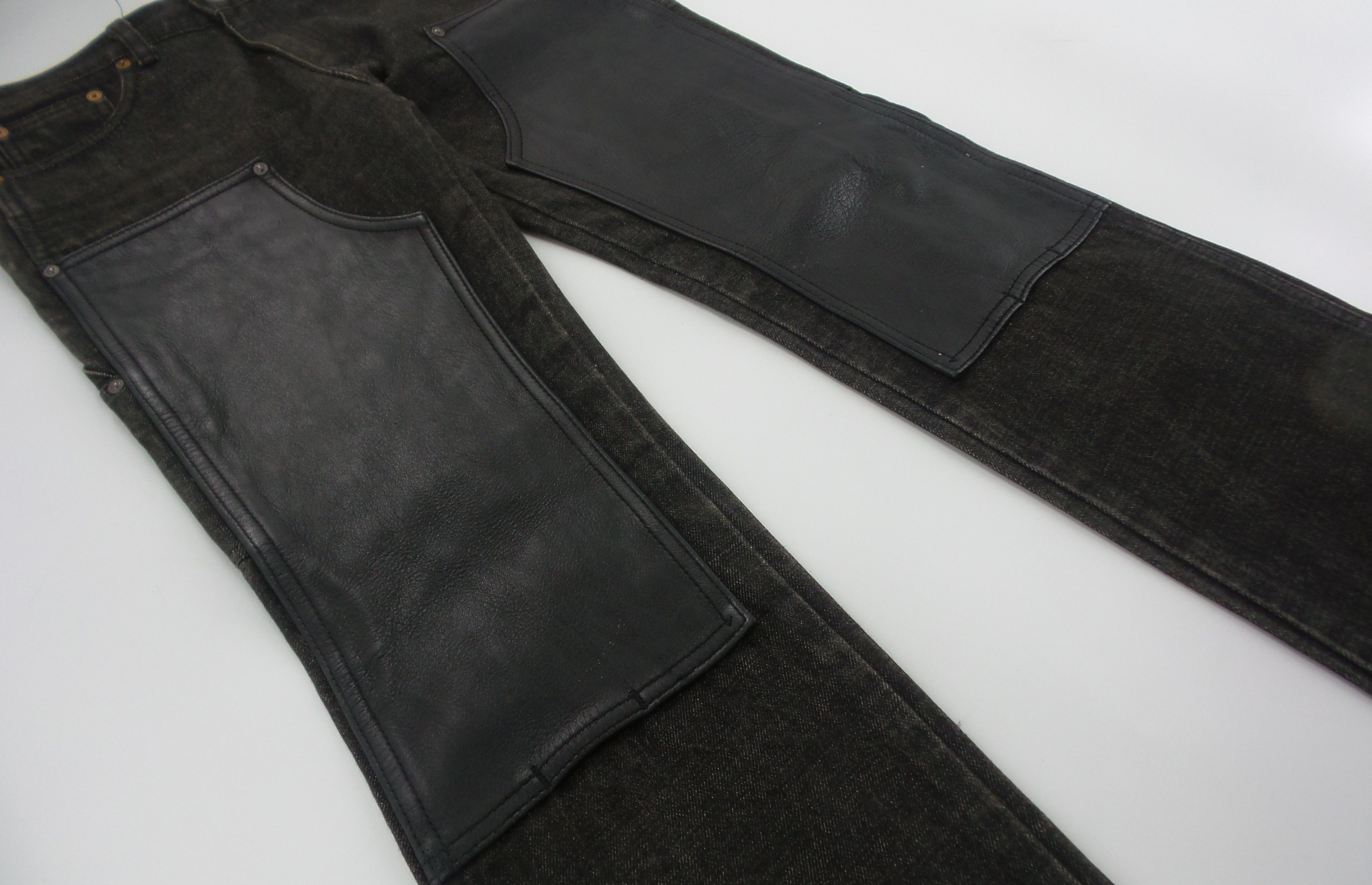 Japanese Brand Tokyo Jeans Double Knee Carpenter Jeans W14.5xL37.5 Size US 29 - 7 Thumbnail
