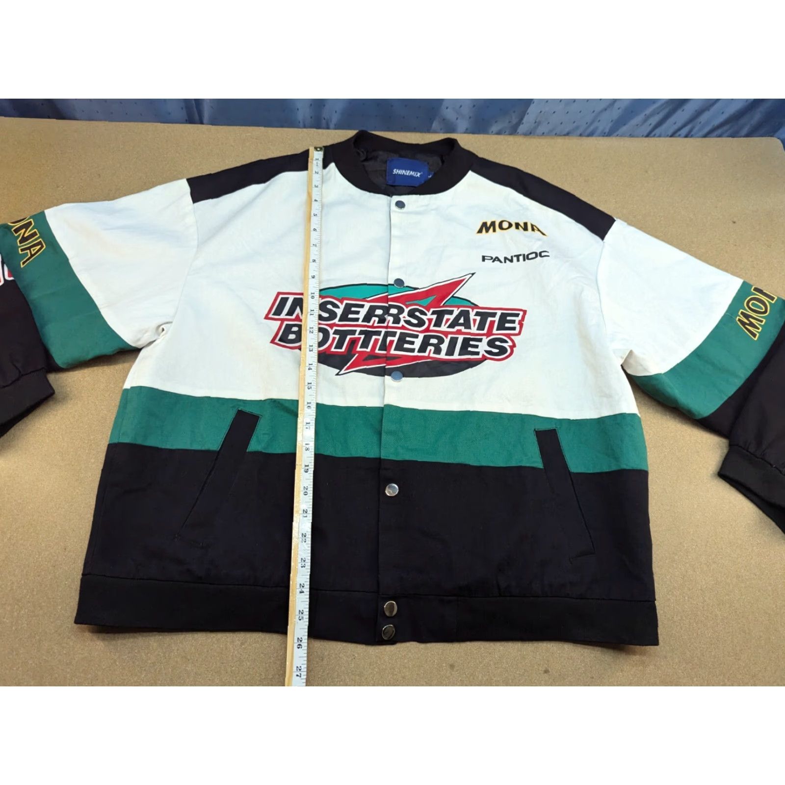 NASCAR Shinemix Interstate Batteries Racing Jacket Mens Large Nascar Bomber Formula 1 Jacket Size US L / EU 52-54 / 3 - 6 Thumbnail