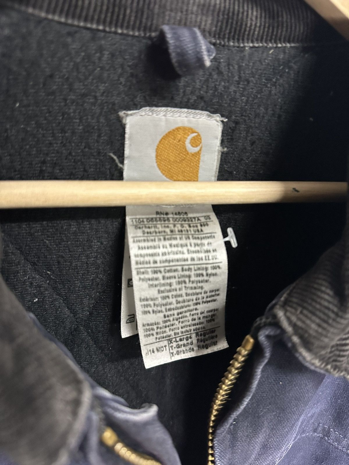 Carhartt Vintage Carhartt Samara Fe Navy Jacket Size US XL / EU 56 / 4 - 4 Thumbnail