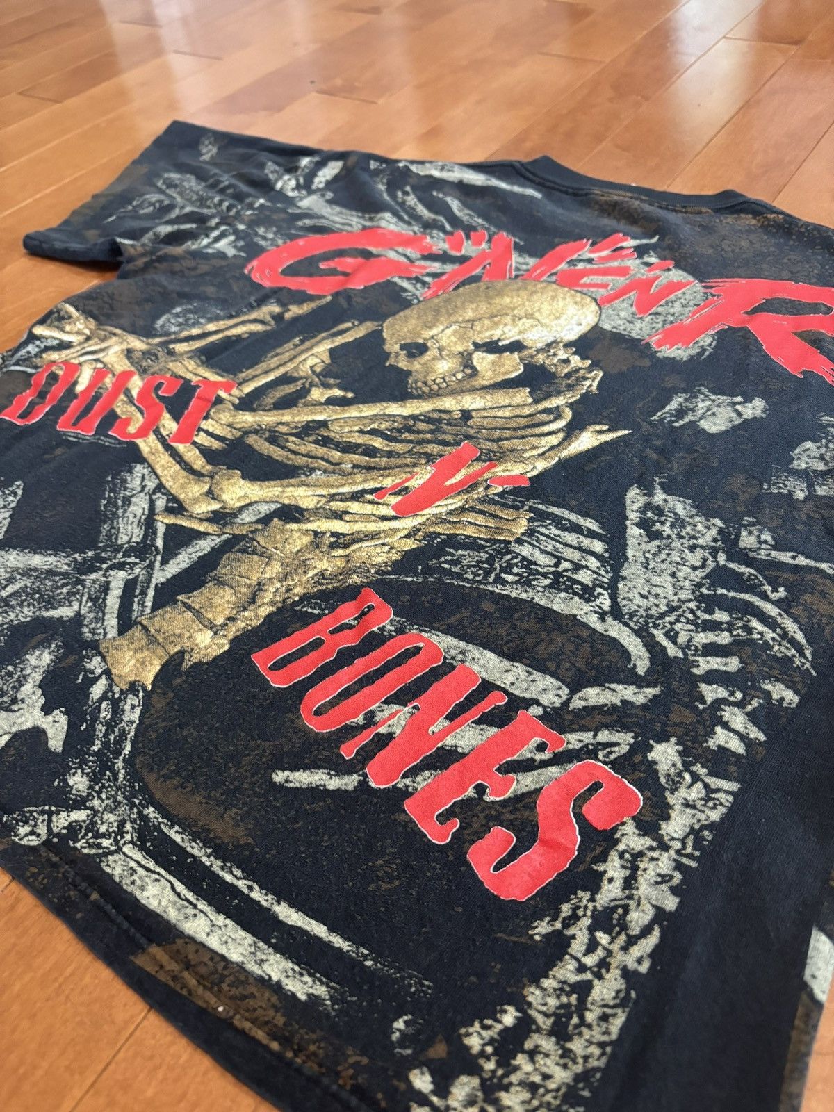Vintage VINTAGE 90s GUNS N ROSES AOP Size US XL / EU 56 / 4 - 7 Thumbnail