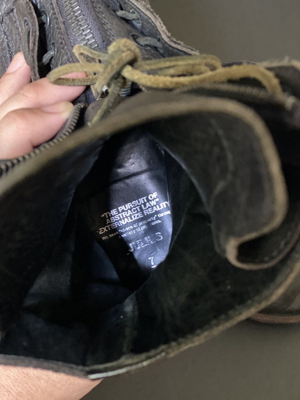 Designer × Japanese Brand × Julius Julius 7 ss08 - military boots Size US 9 / EU 42 - 9 Thumbnail