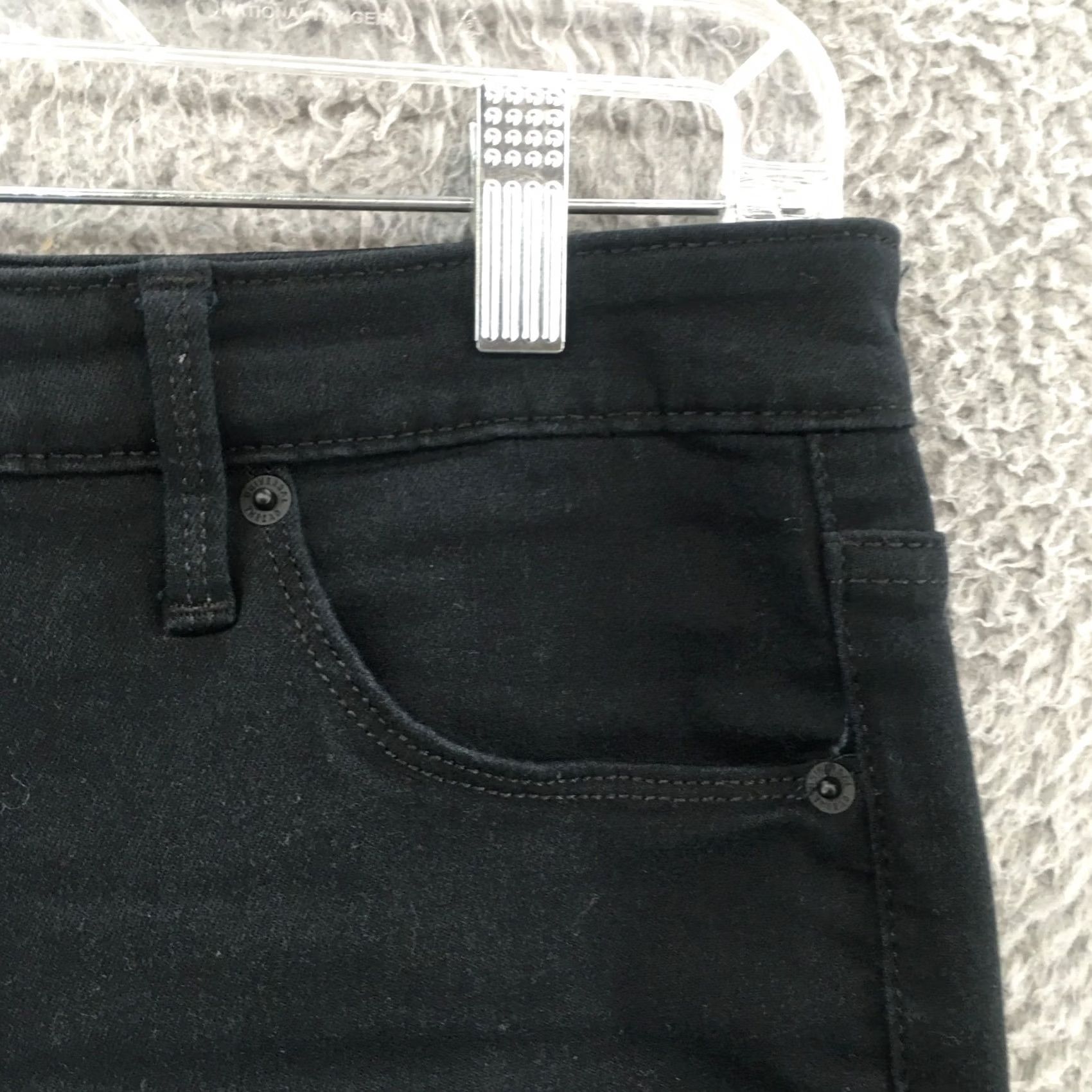 Vintage Universal Thread Skinny Jeans Womens 8/29 Black Denim Mid Rise Jeans Mens Womens? Size 30" / US 8 / IT 44 - 3 Thumbnail