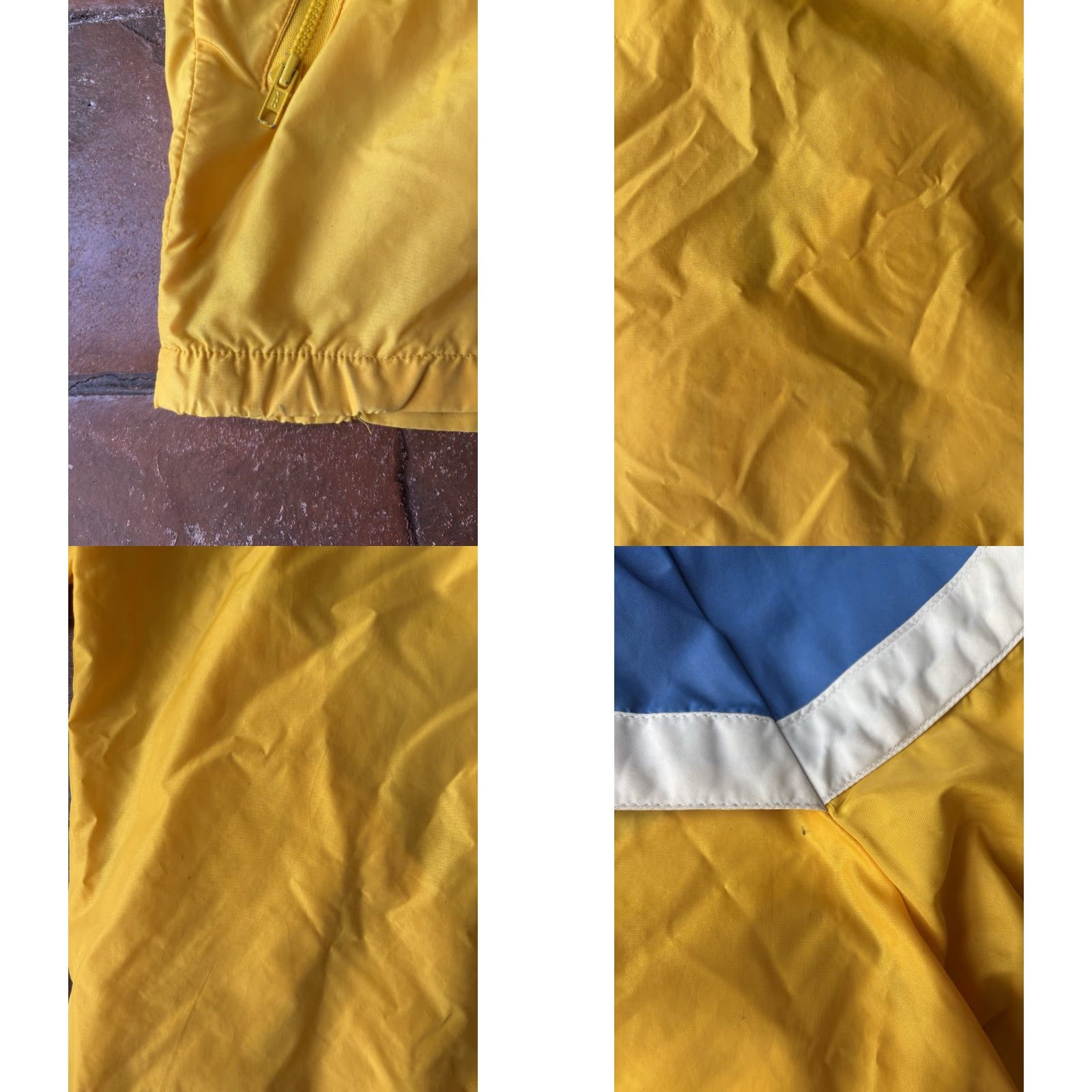 Nike VINTAGE Nike UCLA Full Zip Windbreaker Jacket M Yellow USA Windbreaker Mens Size US M / EU 48-50 / 2 - 9 Thumbnail