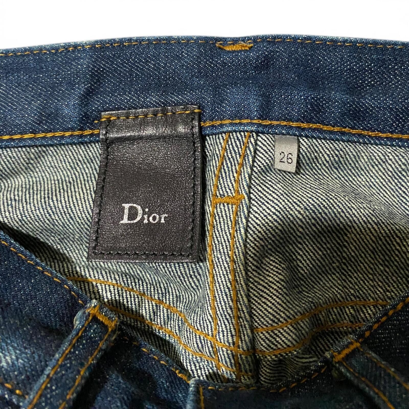 Dior Dior Homme Raw Indigo Denim Size US 26 / EU 42 - 5 Thumbnail