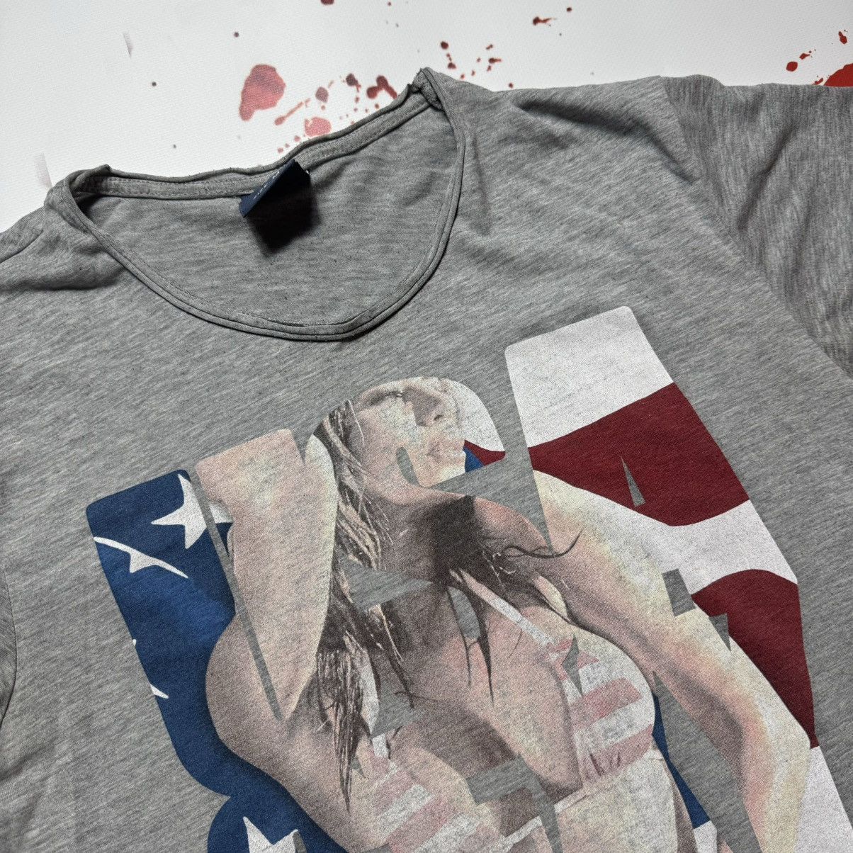 Vintage vintage sexy t shirt maimi beach florida usa flag Size US M / EU 48-50 / 2 - 3 Thumbnail