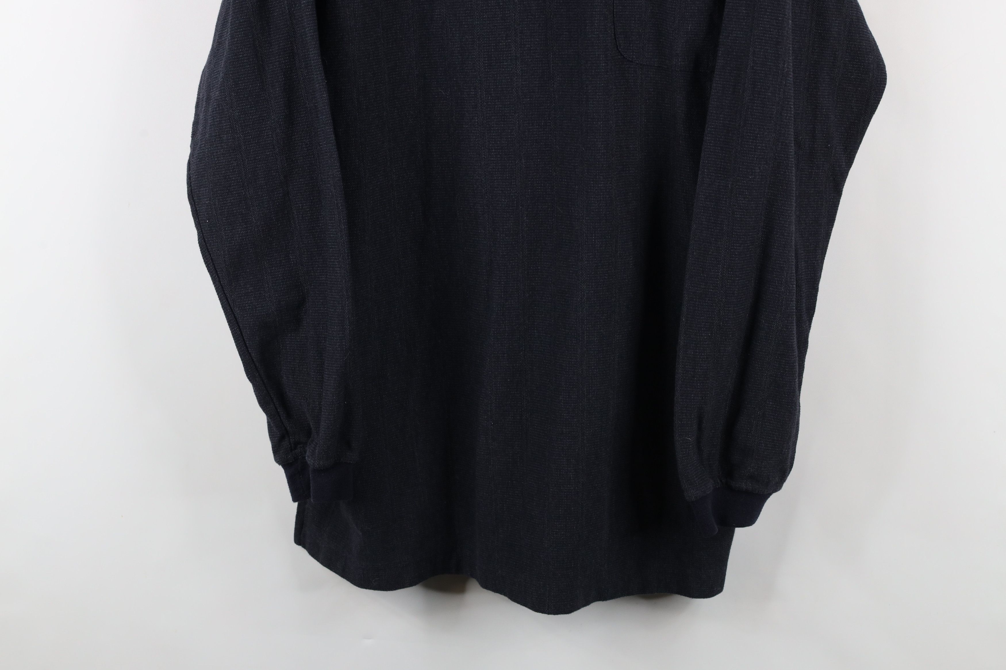 Vintage Vintage 90s Streetwear Long Sleeve Rugby Polo Shirt Blue Size US XL / EU 56 / 4 - 3 Thumbnail