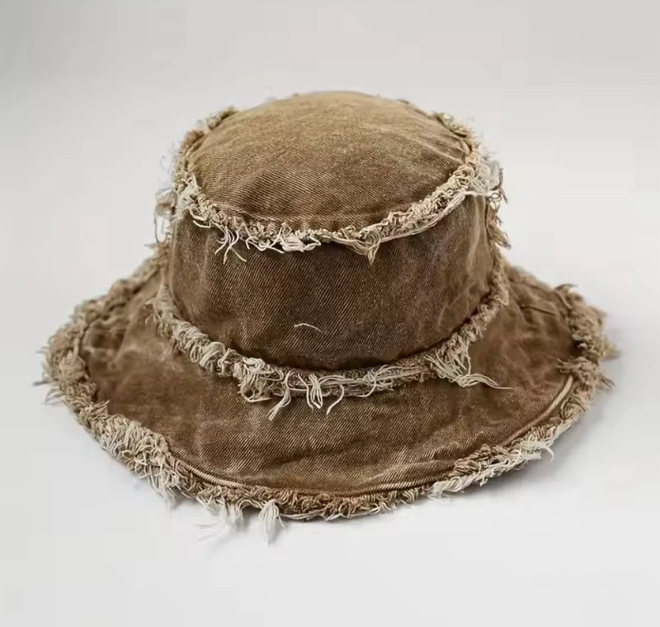 Japanese Brand Utility grunge washed distressed raw bucket hat Size ONE SIZE - 1 Thumbnail