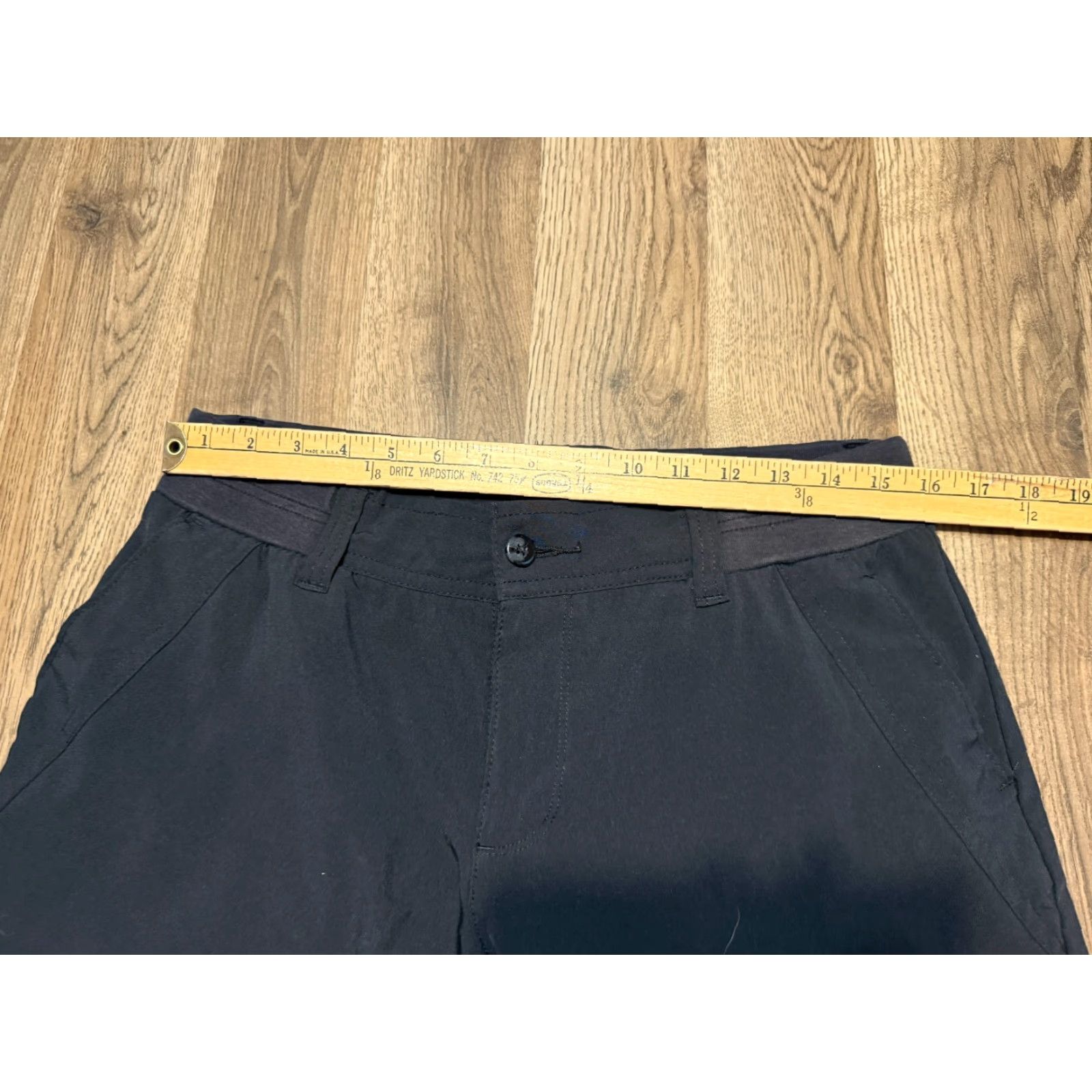 Lee Riders by Lee Pants Women's Capri Black Pockets Button Size M Regular Size 32" / US 10 / IT 46 - 5 Thumbnail