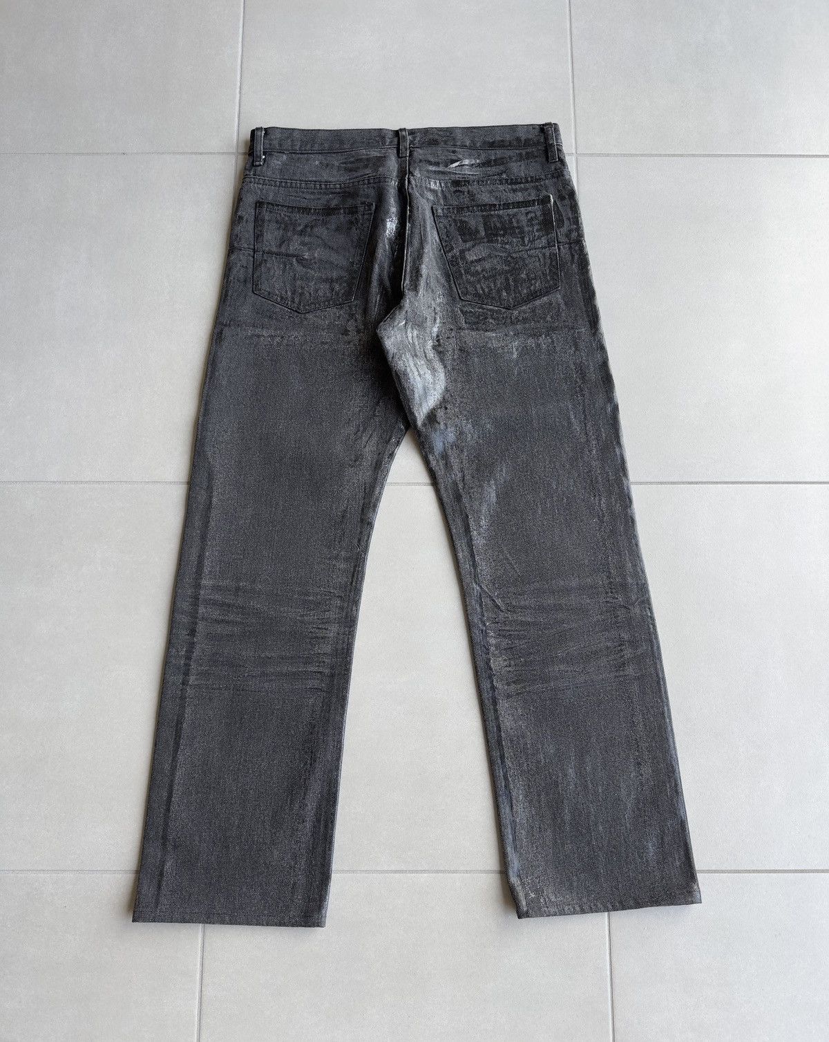 Dior × Hedi Slimane Dior Homme AW07 "navigate" luster waxed denim Size US 32 / EU 48 - 6 Thumbnail