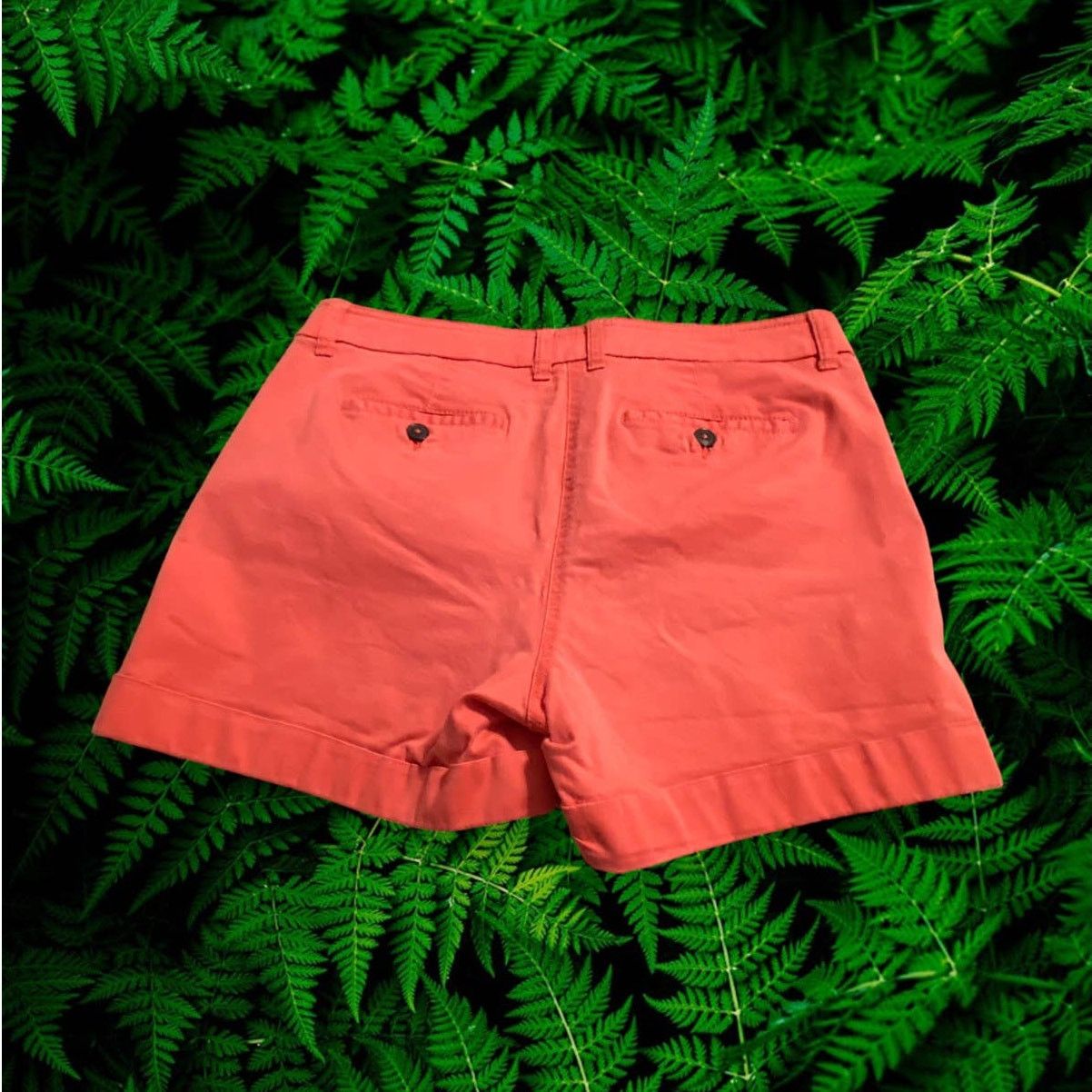 Boden Boden Light Red Coral Cotton Stretch Chino Shorts Size 8 Size 30" / US 8 / IT 44 - 2 Thumbnail