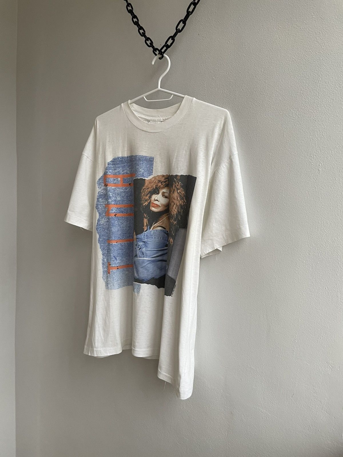 Vintage Tina Turner 1990 Vintage Tour 90s T Shirt Tee Shirt Size US XL / EU 56 / 4 - 2 Thumbnail