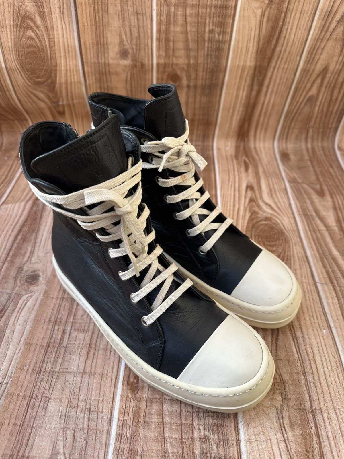 Rick Owens W18 Rick Owens Mainline Black Ramones Size US 8.5 / IT 38.5 - 1 Thumbnail