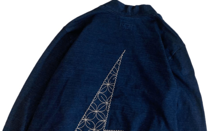 Kapital Kountry IDG High-density jersey Thunder Sashiko Cardigan Size US M / EU 48-50 / 2 - 5 Thumbnail