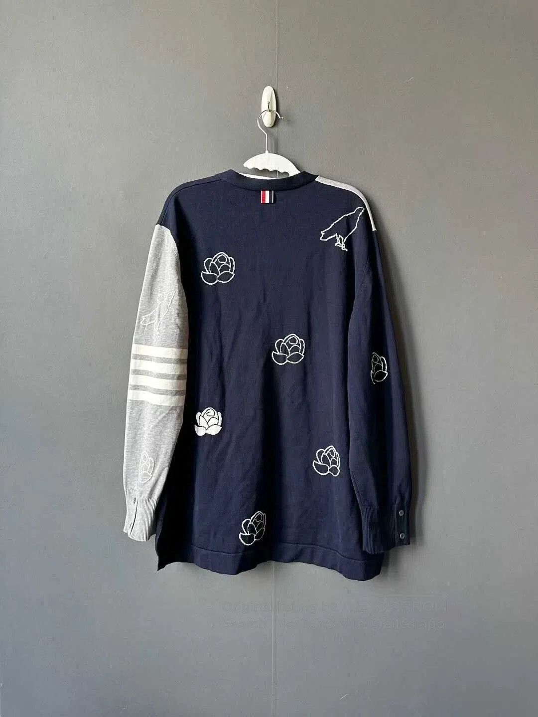 Thom Browne thom browne embroidered color block cardigan. Size S / US 4 / IT 40 - 2 Thumbnail
