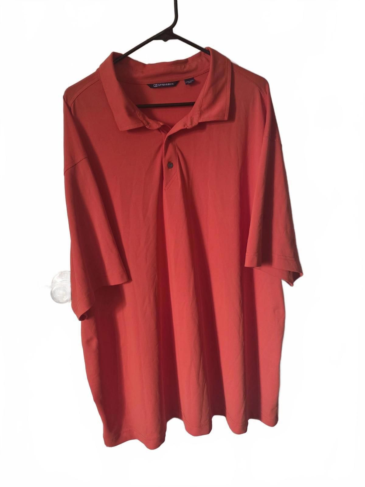 Cutter & Buck Men's Cutter & Buck Orange Polo Shirt Size 3XB/3TG 3X 3XL Size US XXL / EU 58 / 5 - 3 Thumbnail