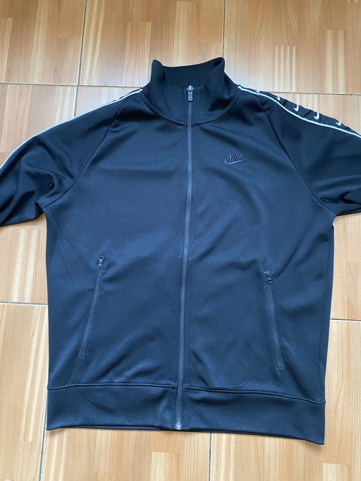Nike Nike Sportswear Swoosh Taped Men's Track Jacket Size US M / EU 48-50 / 2 - 3 Thumbnail
