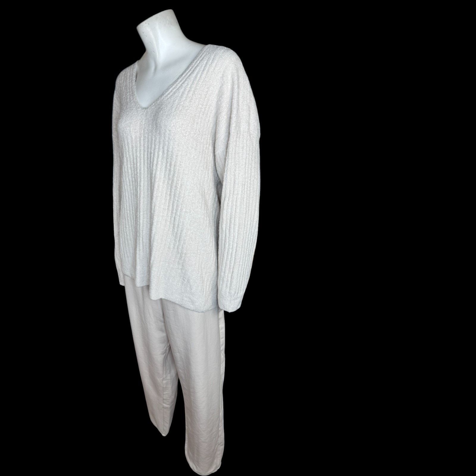 Other Barefoot Dreams Lite Pullover Straight Leg Pant Sand Dune1XT Size 29" - 10 Thumbnail