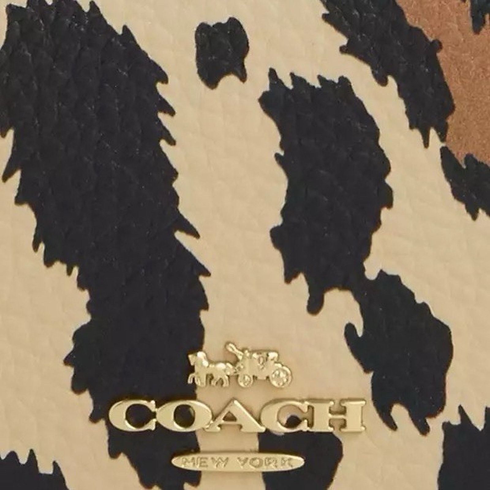 Coach NWT Coach Card Holder Wallet Leopard Signature Canvas CCL99 Size ONE SIZE - 12 Thumbnail