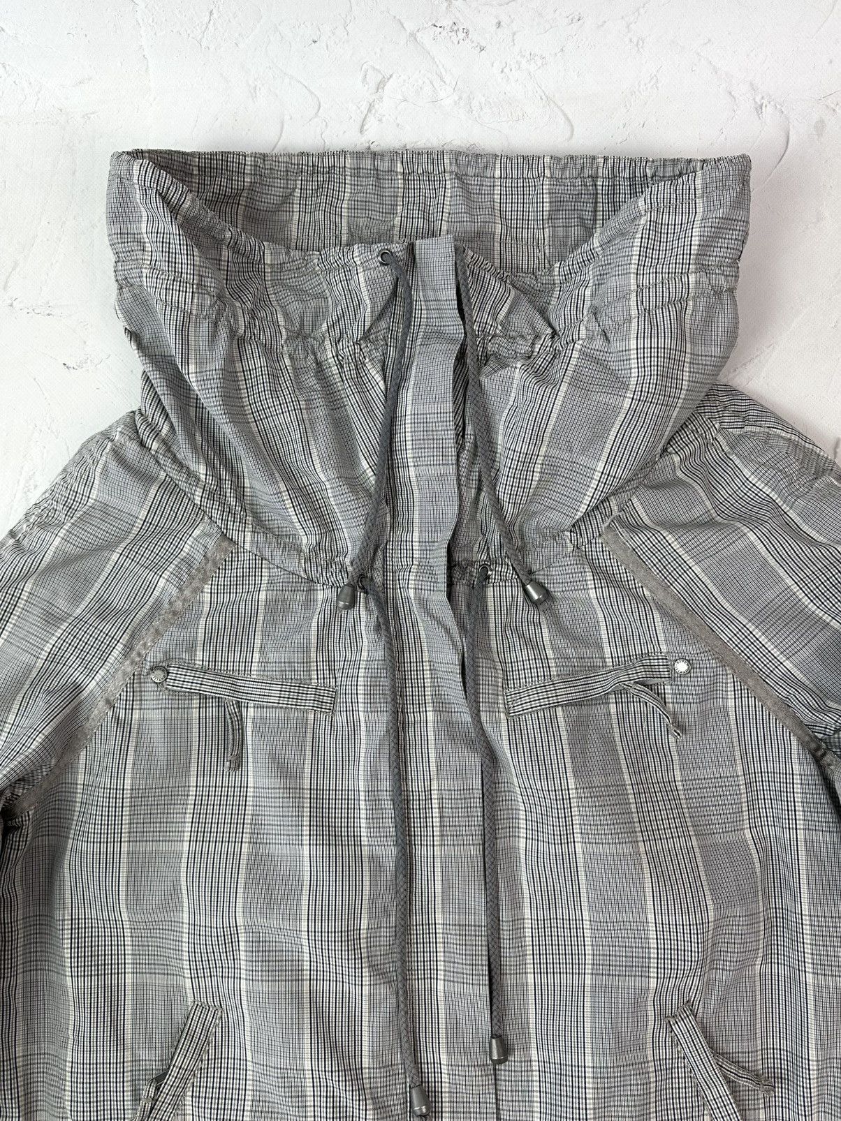 Vintage Vintage Check High Neck Women’s Zip Relaxed Jacket Size XL / US 12-14 / IT 48-50 - 8 Thumbnail