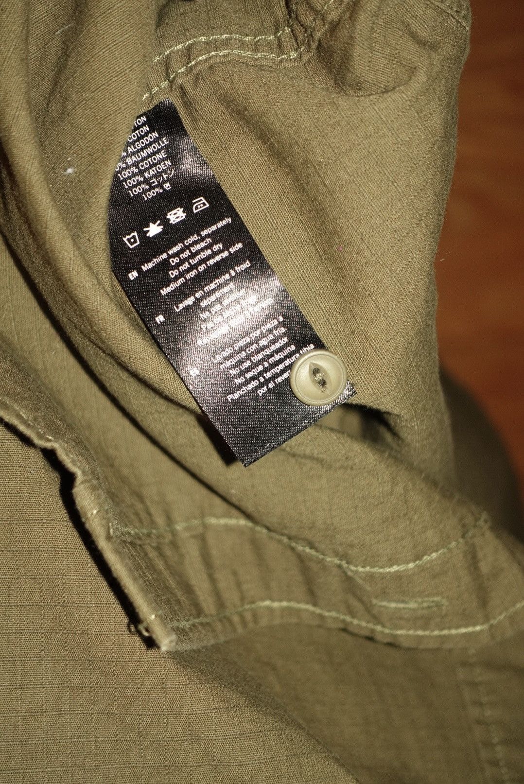 Poler Poler Stuff men’s green button up shirt woven casual fishing Size US L / EU 52-54 / 3 - 5 Thumbnail