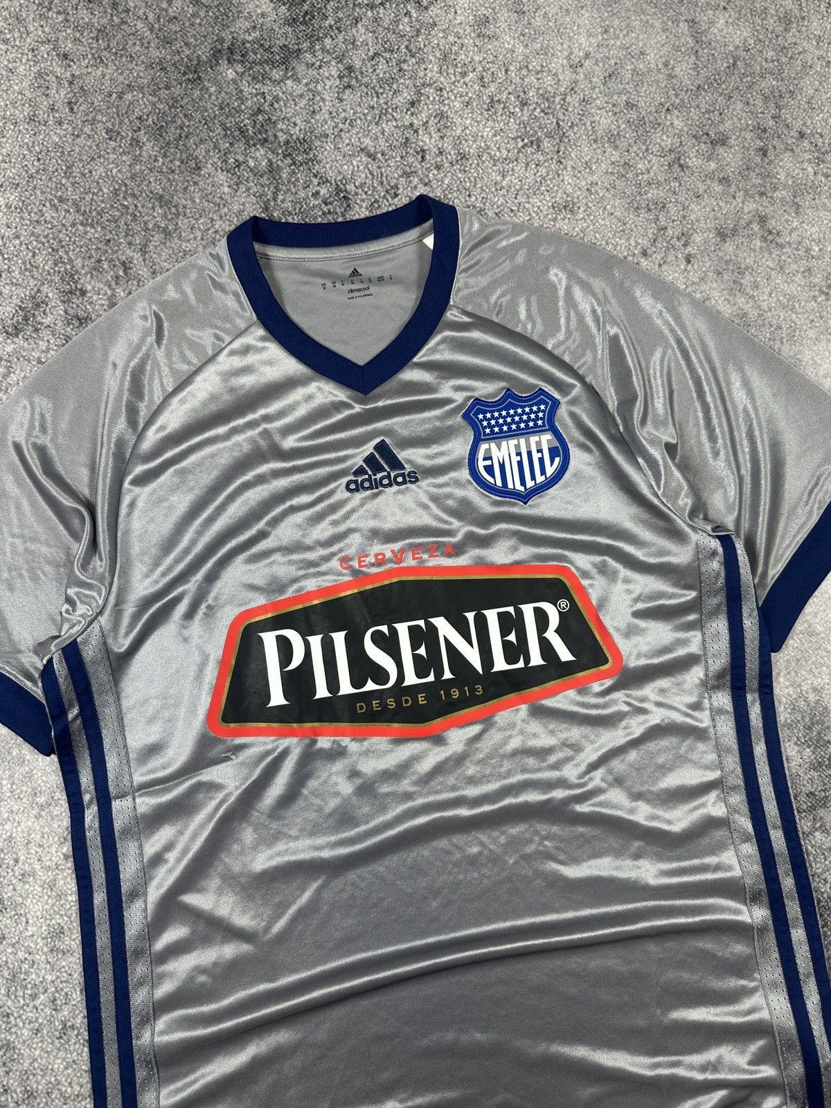 Adidas Adidas Emelec 17/18 Soccer Jersey Streetwear Rare Casual M Size US M / EU 48-50 / 2 - 2 Thumbnail