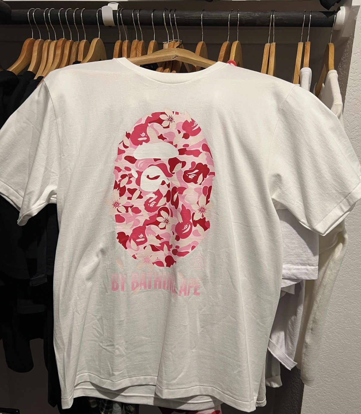 Bape BAPE MENS ABC CAMO SAKURA TEE Size US L / EU 52-54 / 3 - 1 Thumbnail