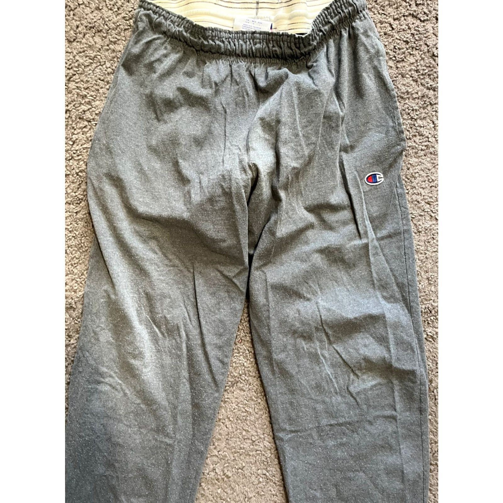 Champion Champion Sweatpants Mens M Gray Athleticwear Active Drawstring Pockets Size US 36 / EU 52 - 2 Thumbnail