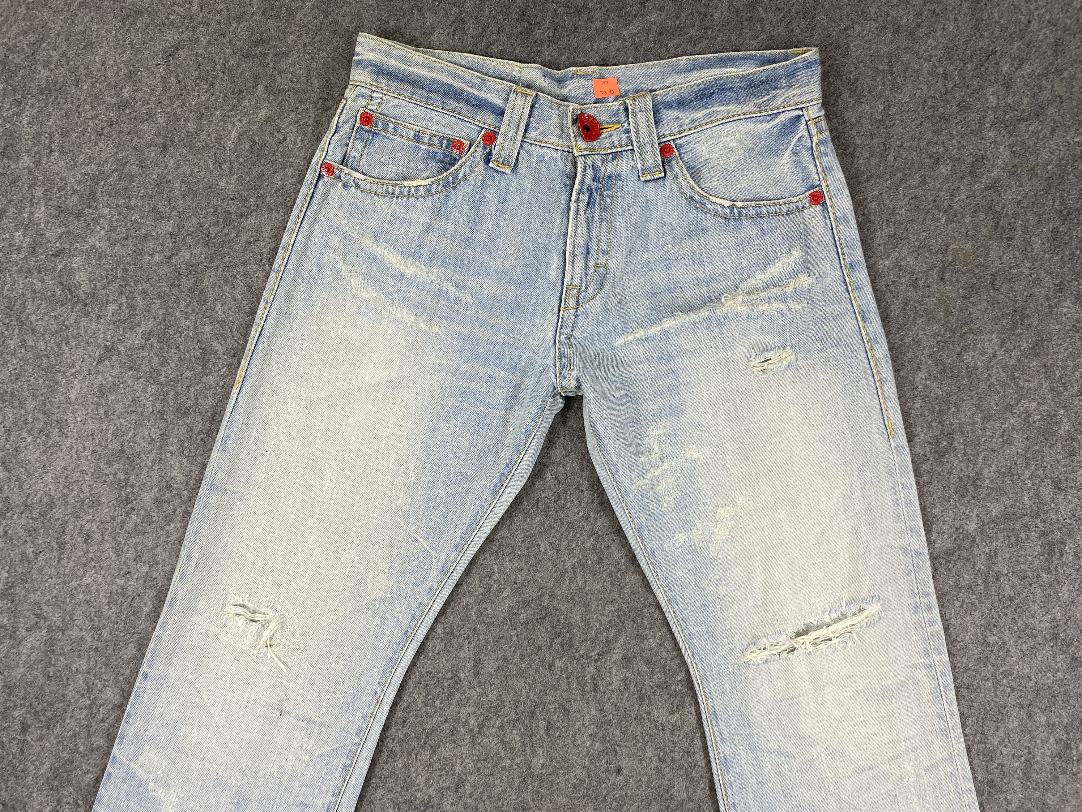 Hysteric Glamour Light Wash CO&LU HYSTERIC STYLE Jeans 32x30.5 Denim Size US 32 / EU 48 - 3 Thumbnail