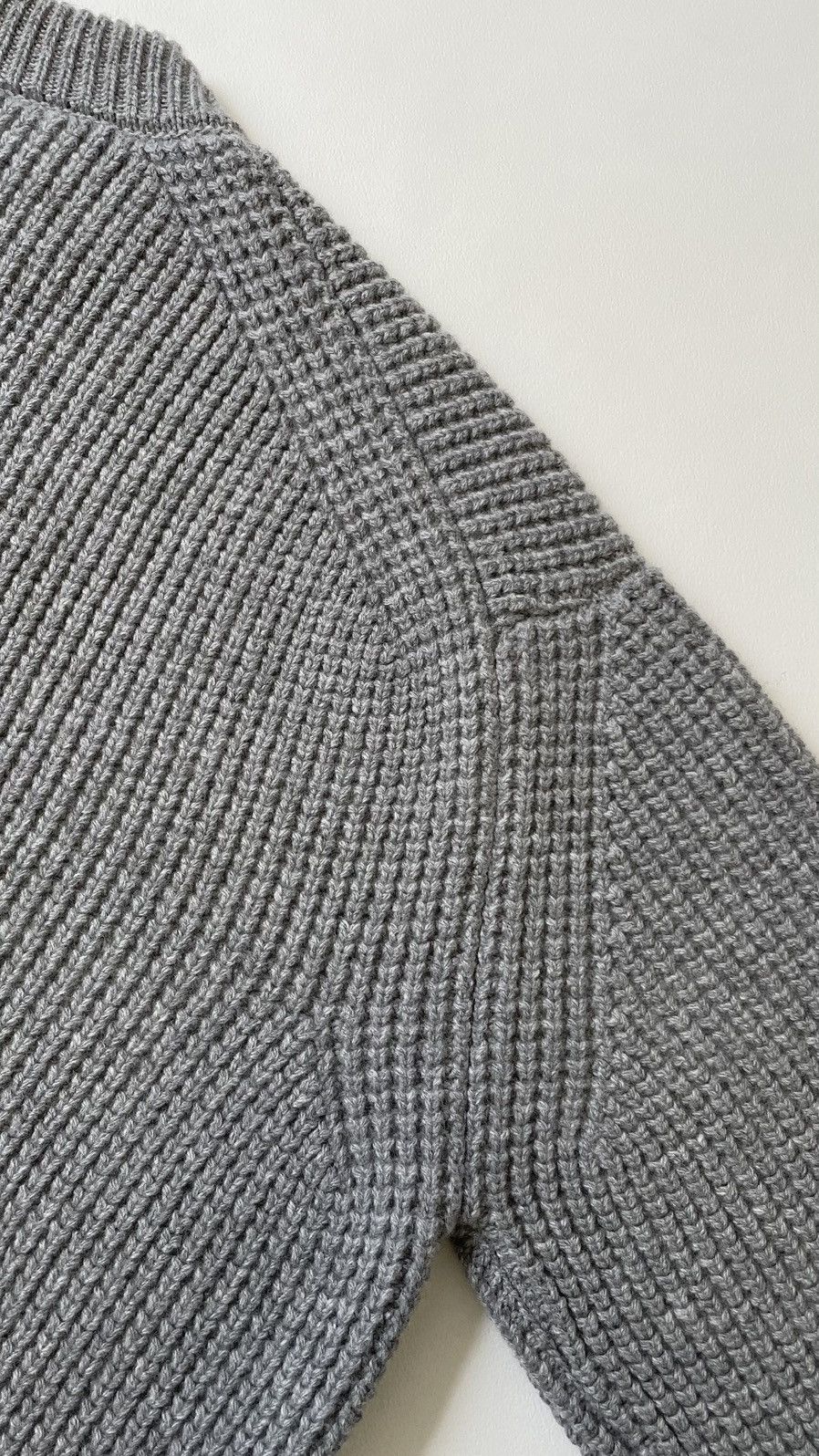 Jil Sander A/W 18 Oversized ‘Waffle Weave’ Wool Sweater Size US L / EU 52-54 / 3 - 17 Thumbnail