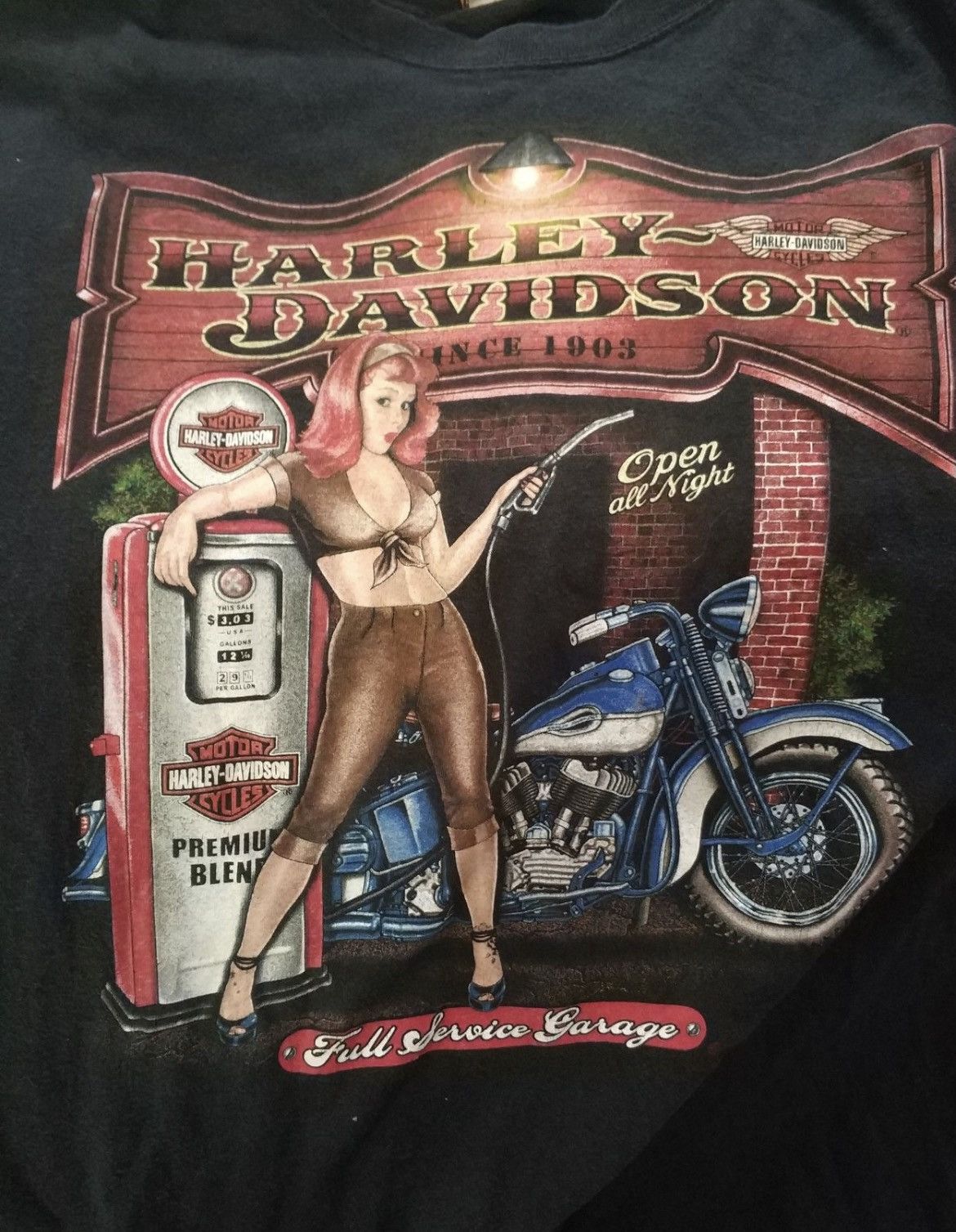 Harley Davidson 🔥Big Size Harley Davidson Sexy Pump Lady Big Printed Size US XXL / EU 58 / 5 - 4 Thumbnail