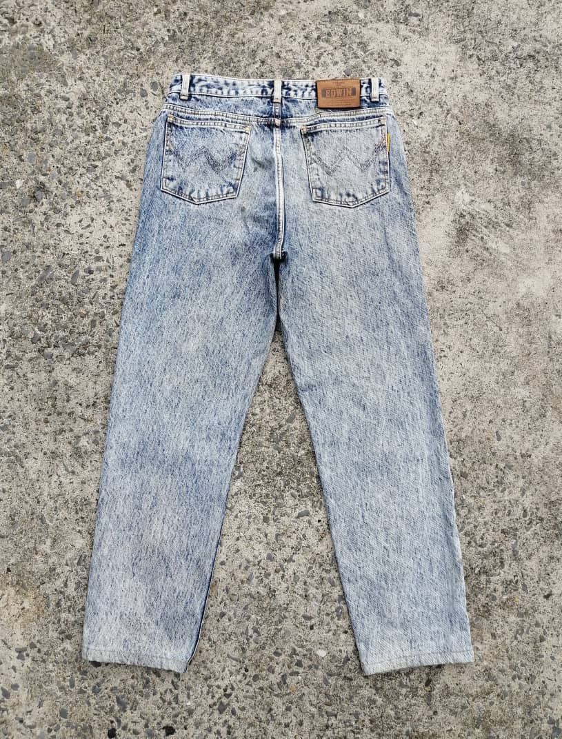 Edwin × Vintage Vintage Edwin 1510-96 Acid Washed Denim Jeans Size US 30 / EU 46 - 1 Thumbnail