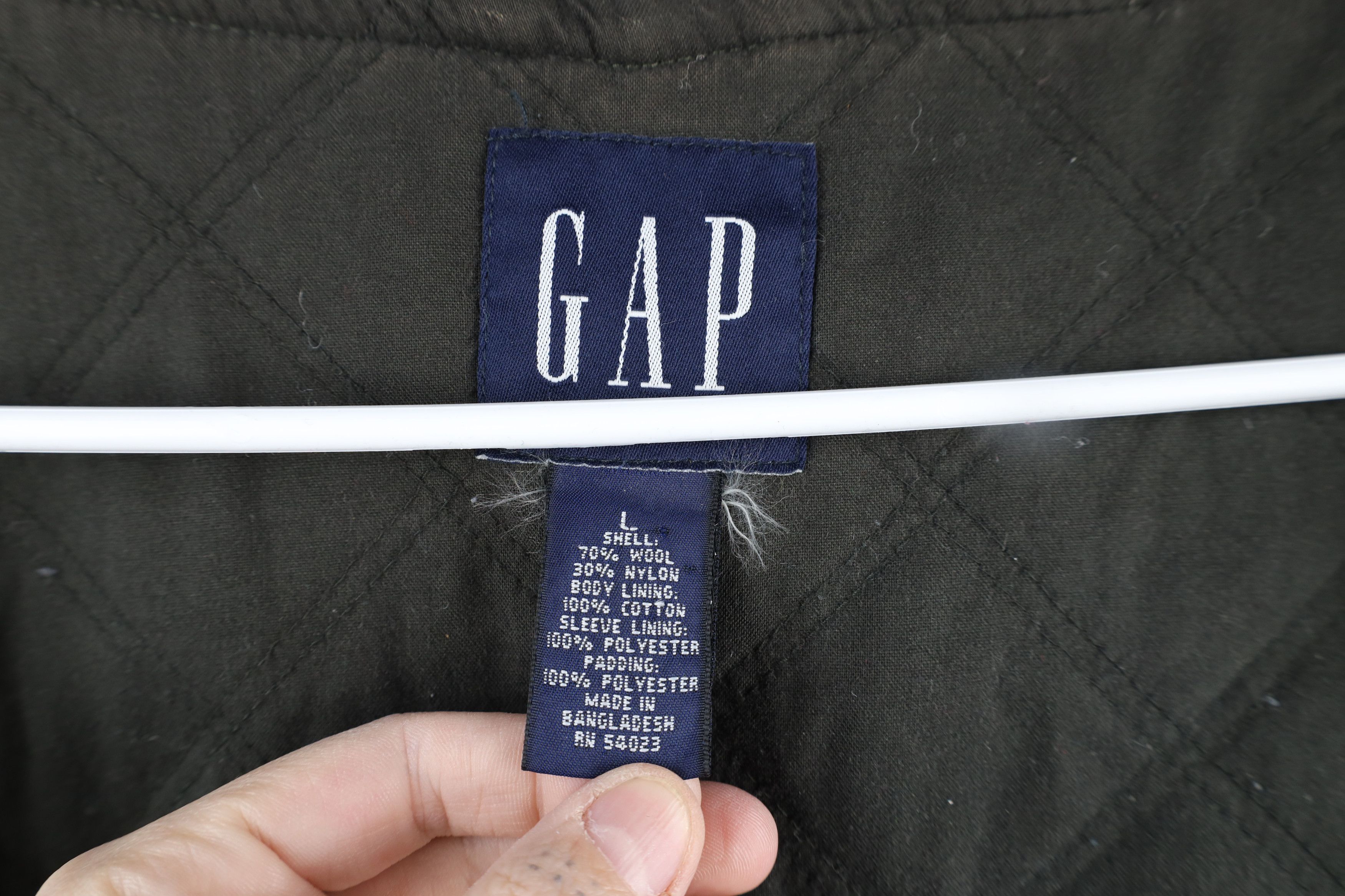 Gap × Vintage Vintage 90s Gap Heavyweight Toggle Button Parka Jacket Size US L / EU 52-54 / 3 - 8 Thumbnail