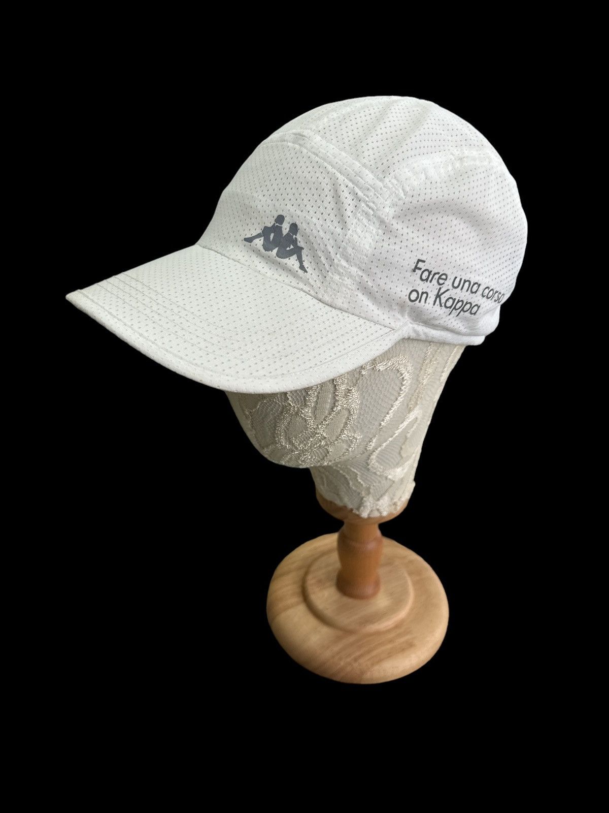 Kappa × Vintage VINTAGE KAPPA WINDTAIL PERFORATED RUNNING CAP Size ONE SIZE - 3 Thumbnail